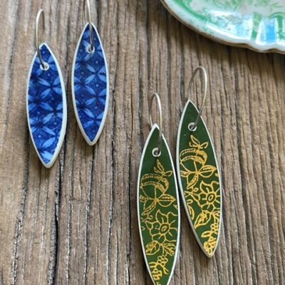Recycled Ceramic Earrings